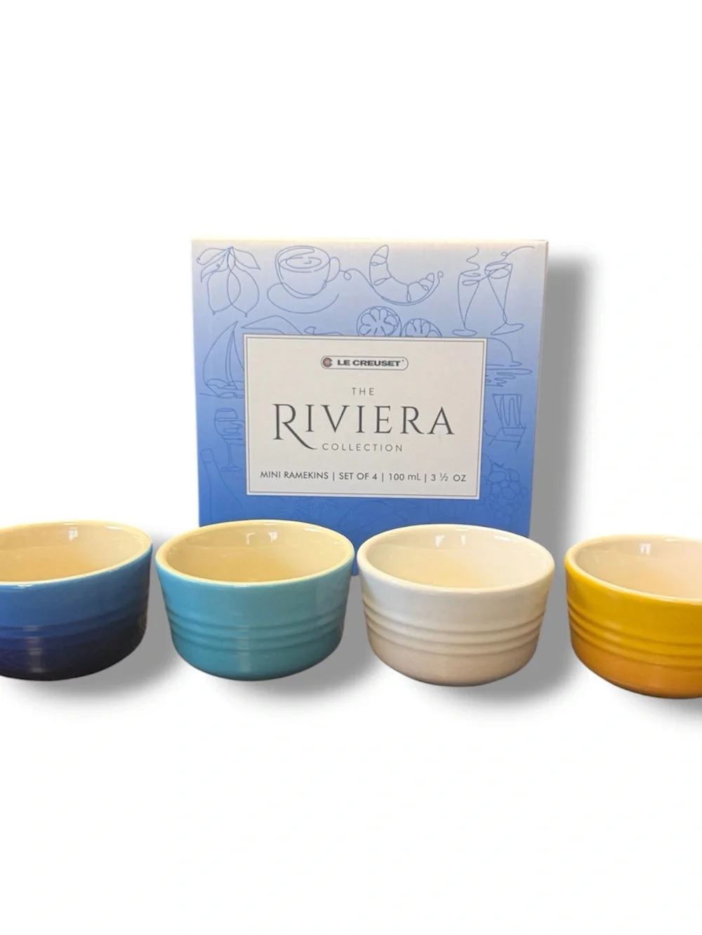 NIB | Le Creuset Riviera Collection Mini Ramekins - Picture 1 of 7
